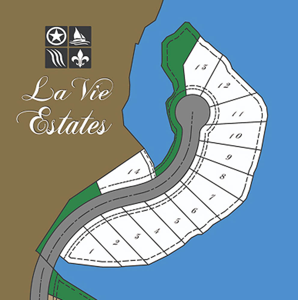 map of la vie villa luxury home estates